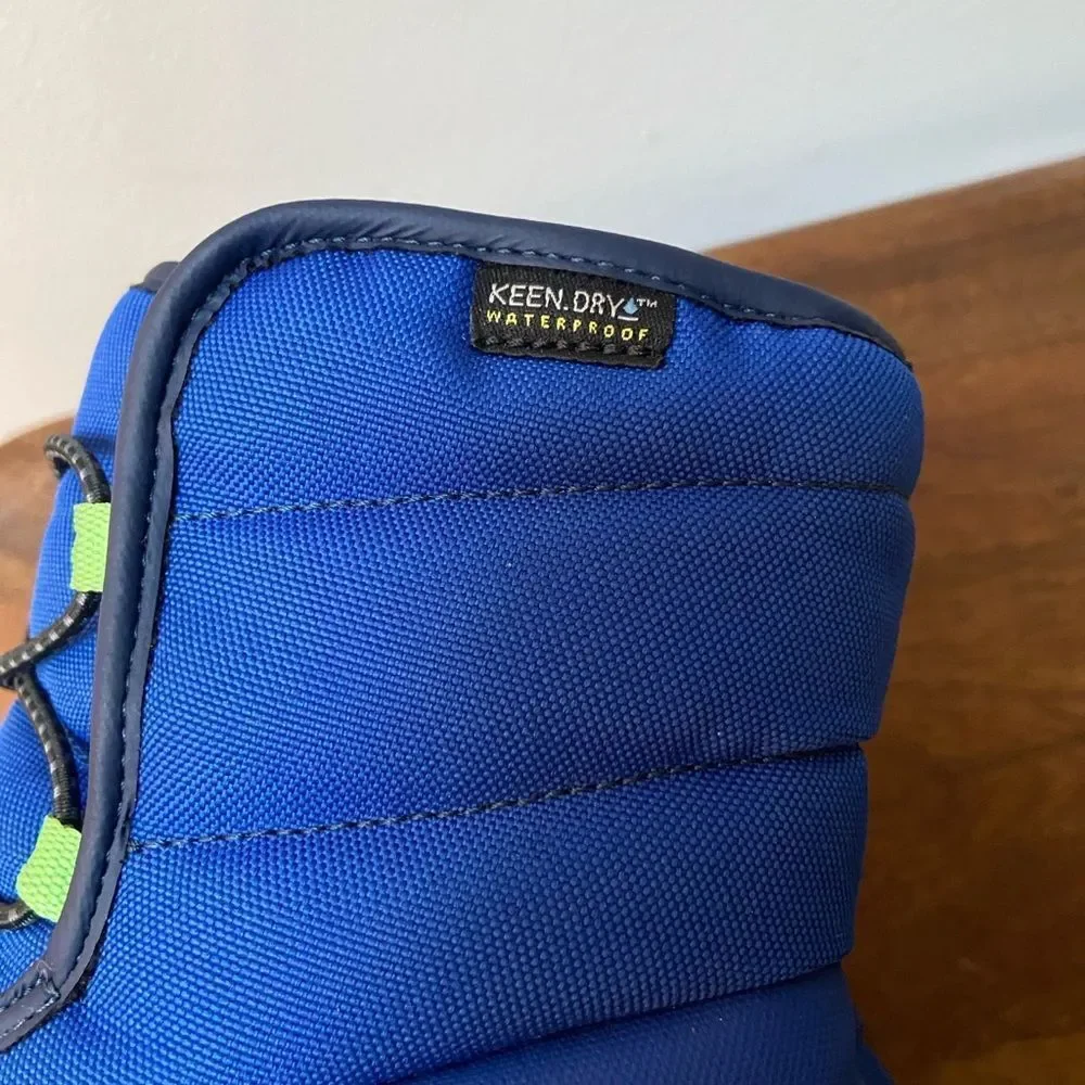 Keen Kids Blue and Black Snow Boots